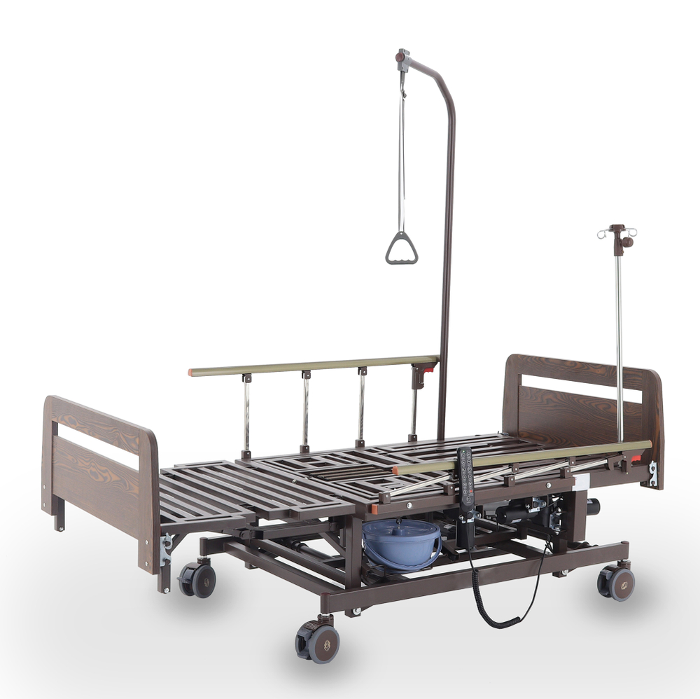 Кровать электрическая Med-Mos DB-11А (ЛДСП венге) с регулировкой высоты ложемента