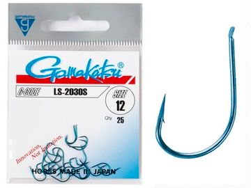 Крючки Gamakatsu LS-2030S HOOKS BLUE разм. 12 25шт.