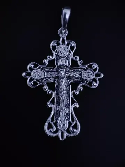 Подвеска серебро 925 крестик