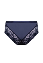 Трусики-слипы Simone с завышенной линией талии (Размер: M) (Цвет: темно-синий)