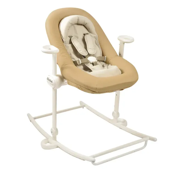 Шезлонг детский Beaba Up&amp;Down Baby Bouncer Plus Ochre