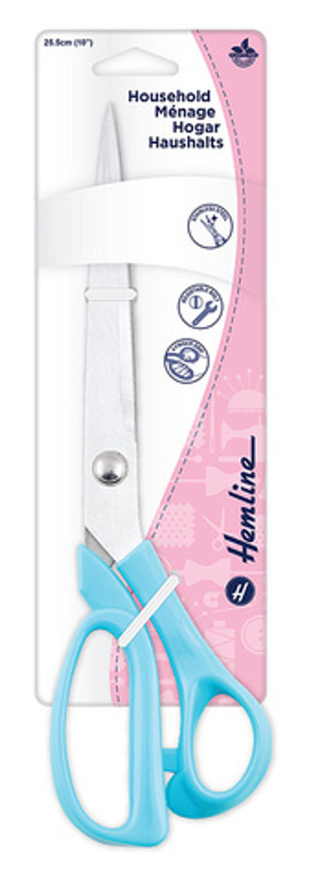 Ножницы хозяйственные, 25,5 см, цвет голубой (10702070/220224/3079595/1_Китай)