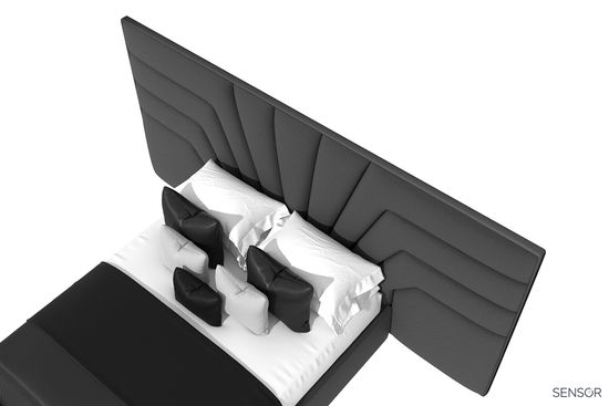 Кровать Интерио с широким изголовьем