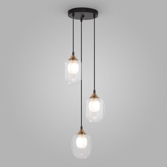 70216/3 / подвесной светильник / латунь