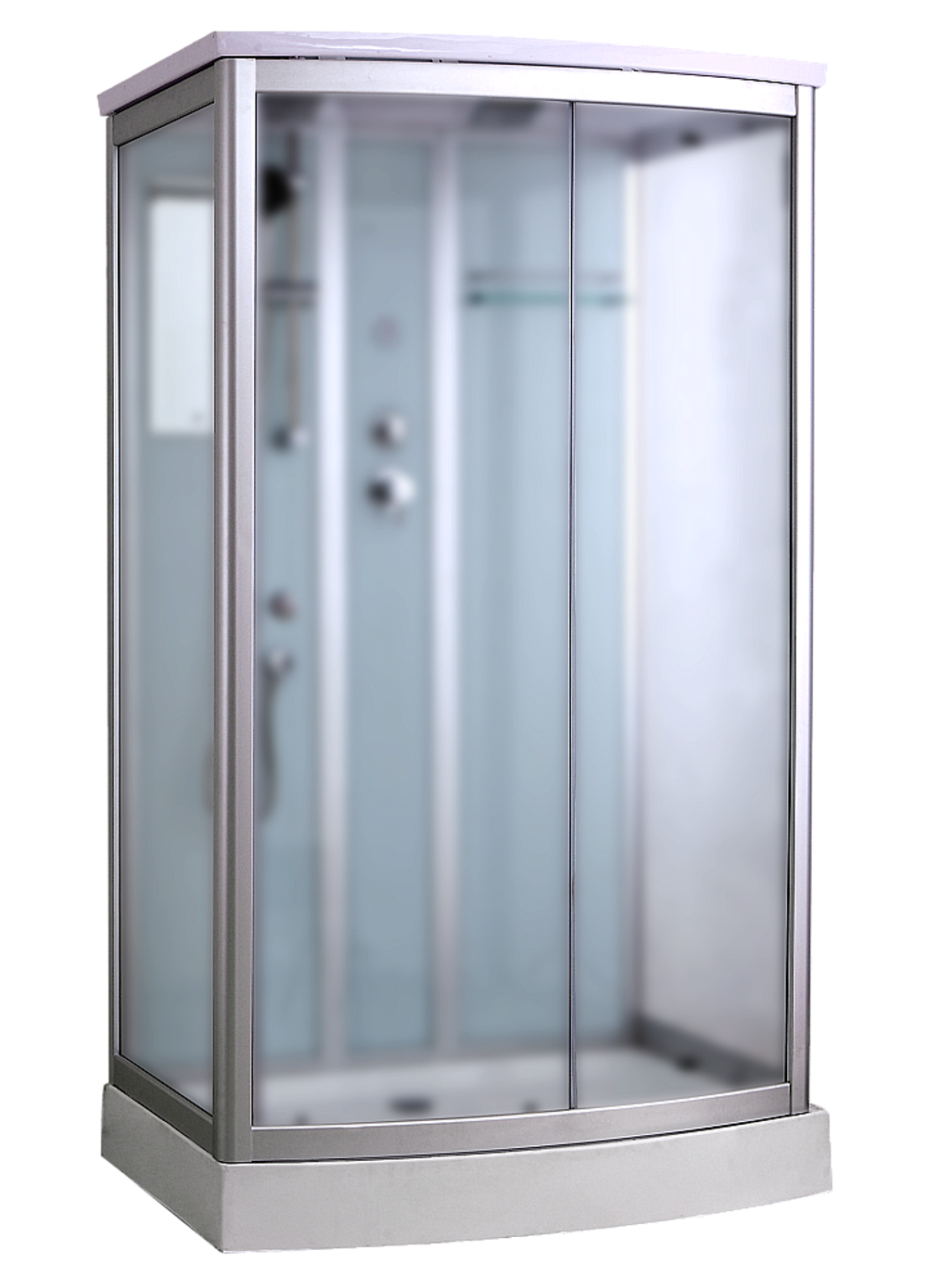 Душевая кабина Timo Standart 120х90 T-6615SF стекло матовое/профиль хром