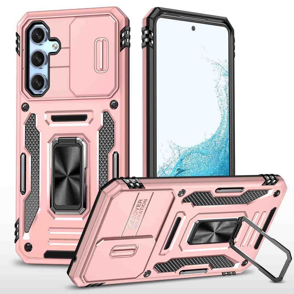 Чехол Safe Case с кольцом и защитой камеры для Samsung Galaxy A34