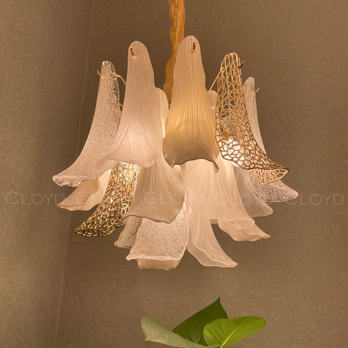 Люстра Cloyd WASABI C7 / Ø50 см - керамика - золото (арт.11325)