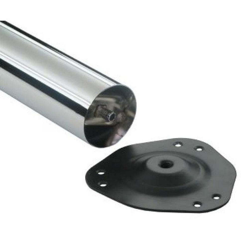 820 хр Ноги д/ст. 820 мм D=60мм хром с площ.