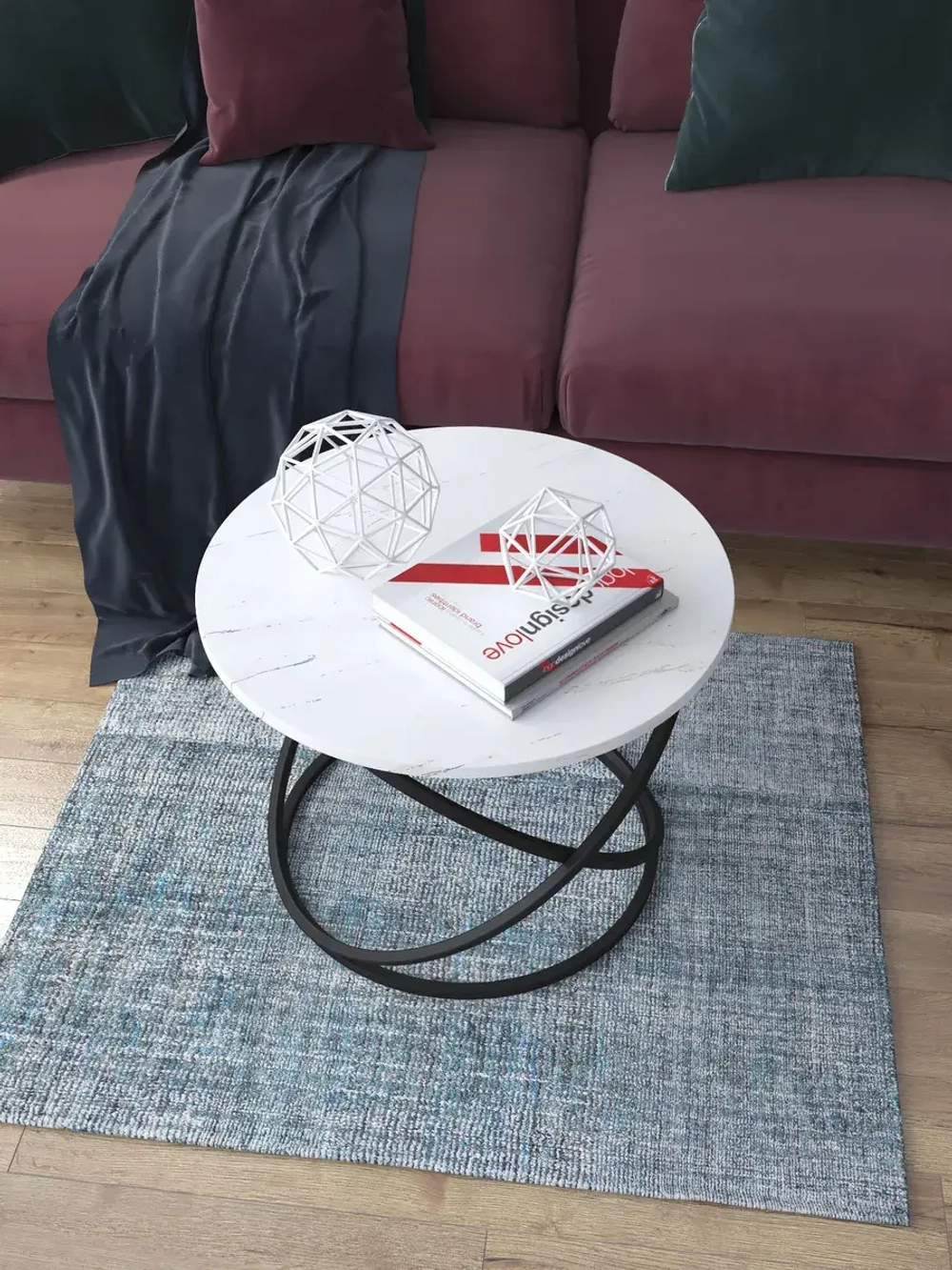 Журнальный стол Инфинити - ЧСБГ - МДФ в ПВХ