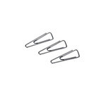 Скрепка канц. 31 мм оцинкованные, с загнутым краем, треугольные Глобус С31-100Ц