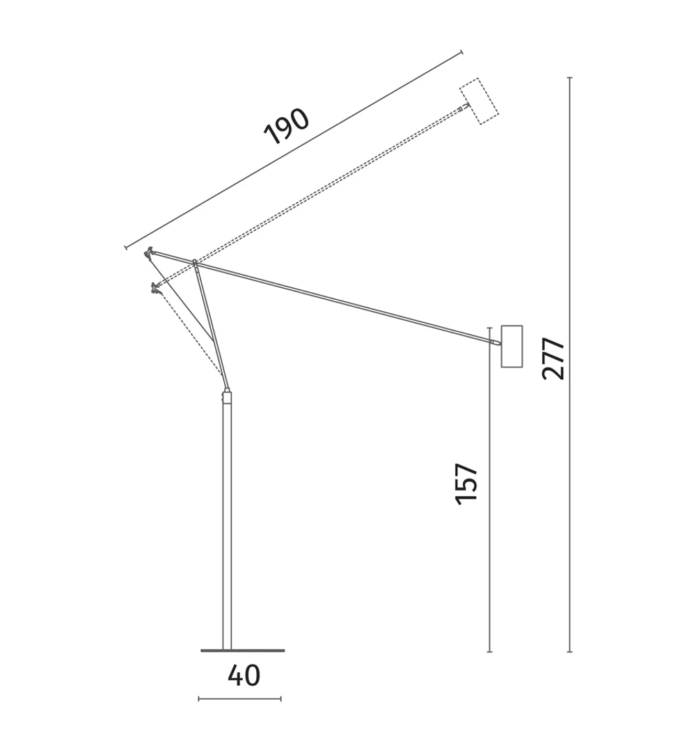 Торшер Divinare GAUDI 3233/49 PN-1