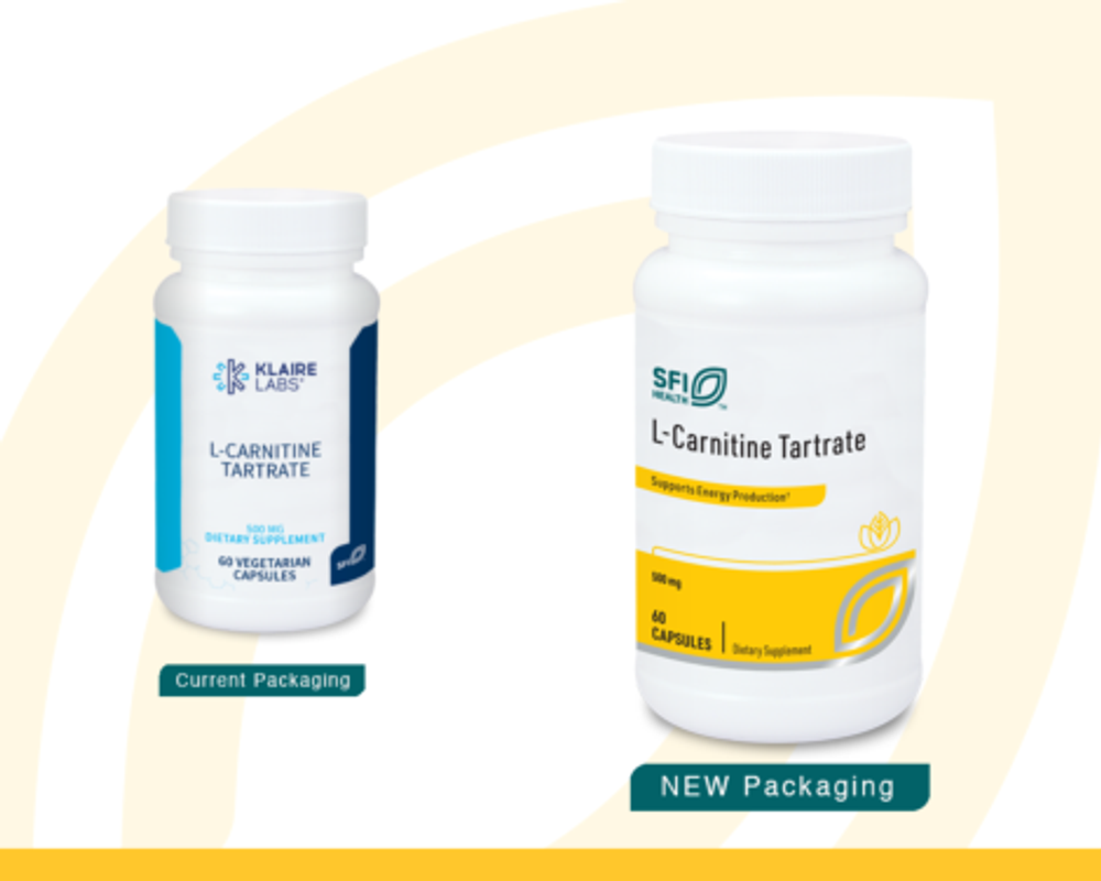 L-Carnitine Tartrate 60 капсул Klaire Labs / SFI Health