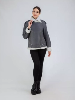 Дубленка авиатор натуральная зимняя