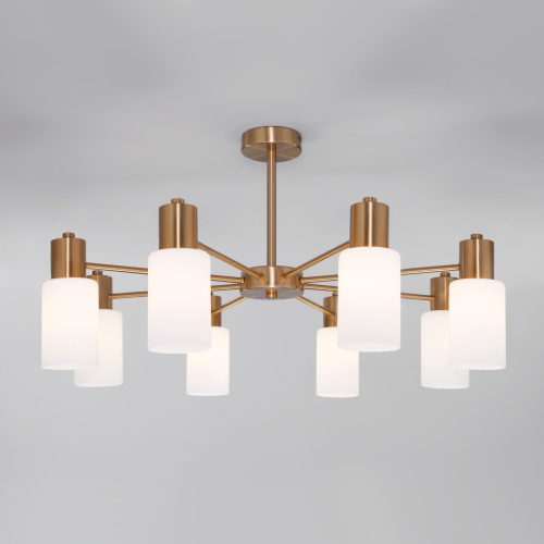Умная потолочная люстра в стиле лофт 70160/8 латунь Smart