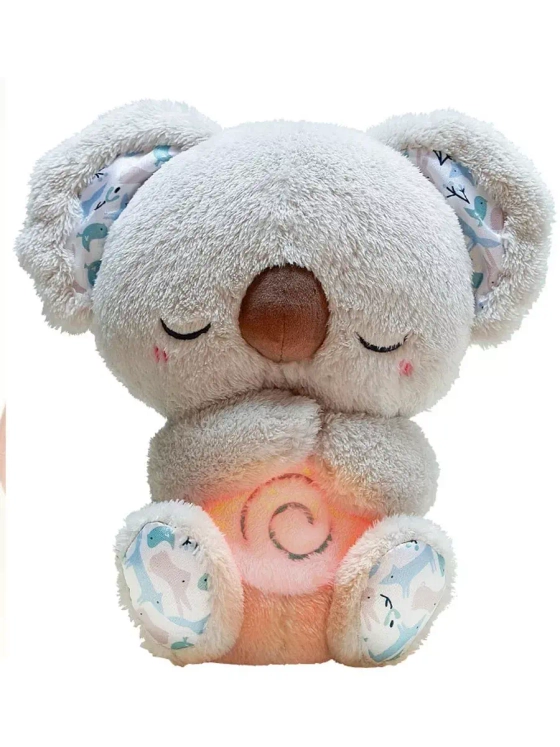 Плюшевая игрушка Коала для засыпания Ауби, свет и звук