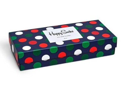 Подарочный набор носочков унисекс 4-Pack Classic Navy Socks Gift Set (Размер: 25) (Цвет: разноцветный)