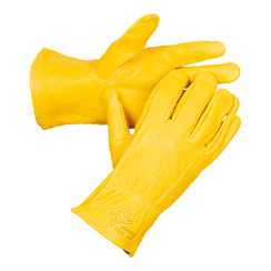 Перчатки ВОСТОЧНЫЕ ТИГРЫ G134 желтые