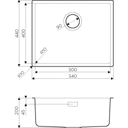 Кухонная мойка Omoikiri Tadzava 54-U/I-IN Ultra