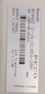 Rexroth RMA02.2-16-DC024-200 R911280930 б/у