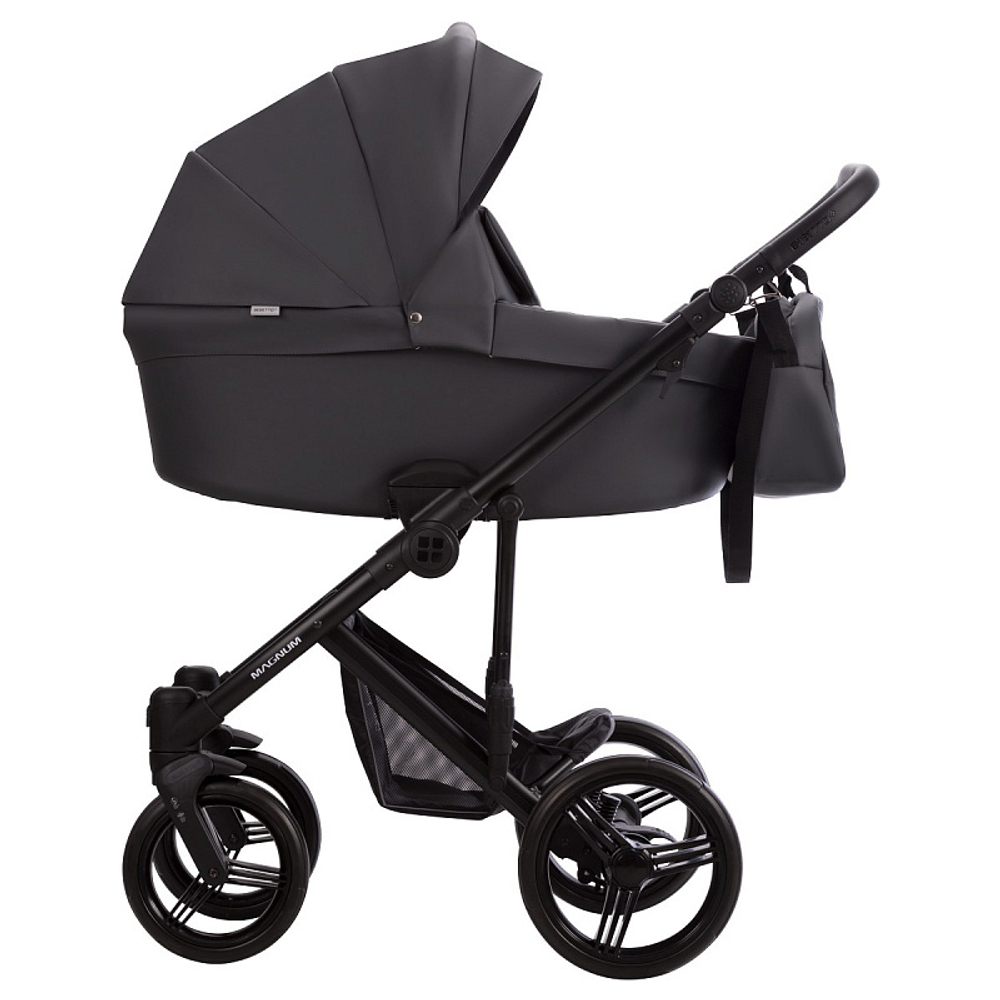 Детская коляска Bebetto Magnum Light Pro 3 в 1 с автокреслом Avionaut Cosmo 04 т.серая кожа