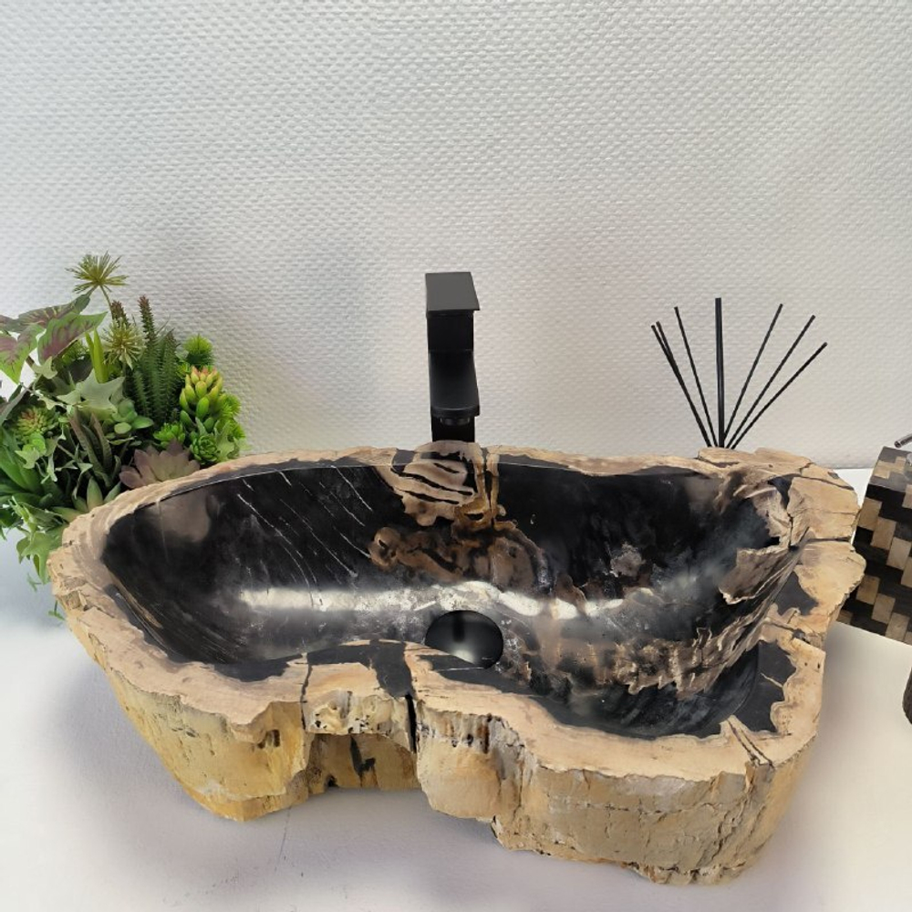 Раковина из окаменелого дерева Fossil Basin OD-02999 63x38x15 см