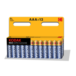 Батарейки Kodak LR03-12BL MAX SUPER Alkaline [K3A-12]