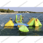 Надувной мини-аквапарк на воде «Аквапорт» 18×11×3 м