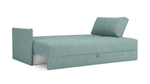 Диван Коя Лайт Strong Plus 07 208*94*80 см, Зеленый Рогожка Еврокнижка Фиеста