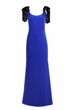 Платье в пол, приталенного силуэта 07-02-24 SS