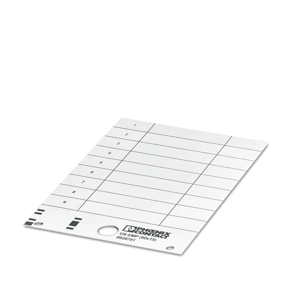 0828781 - US-EMP (60X15) - Фиксируемые таблички