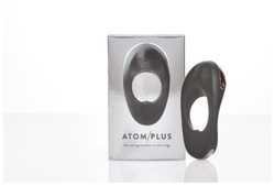 Мощное гибкое эрекционное виброкольцо с двумя виброэлементами Hot Octopuss ATOM PLUS