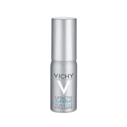 Vichy Liftactiv Supreme Yeux & Lashes Сыворотка с эффектом лифтинга и сияния для кожи вокруг глаз, 15 мл