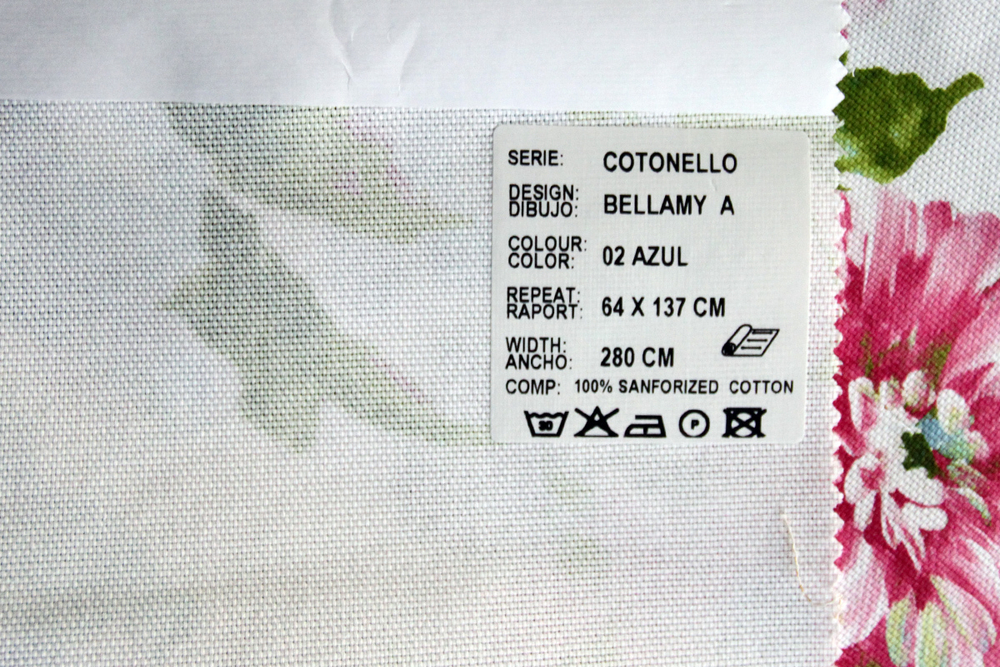 Рогожка Cotonello Bellamy (Котонелло Беллами) A 02 azul