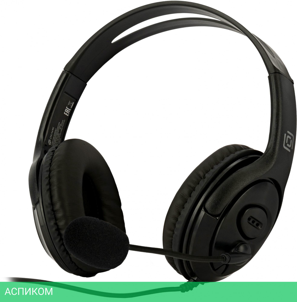 Гарнитура Oklick HS-M400 черный (1532019)
