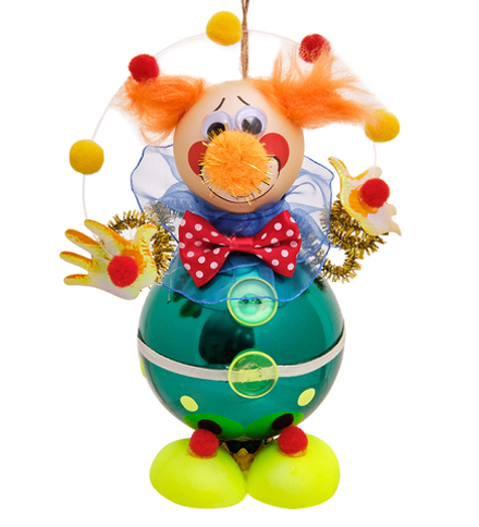Элита НФ-215/1 Фигурка «Клоун с шариками» ёлочное украшение