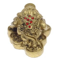 GAEM Фигурка декоративная "Лягушка денежная", L6 W5 H3 см