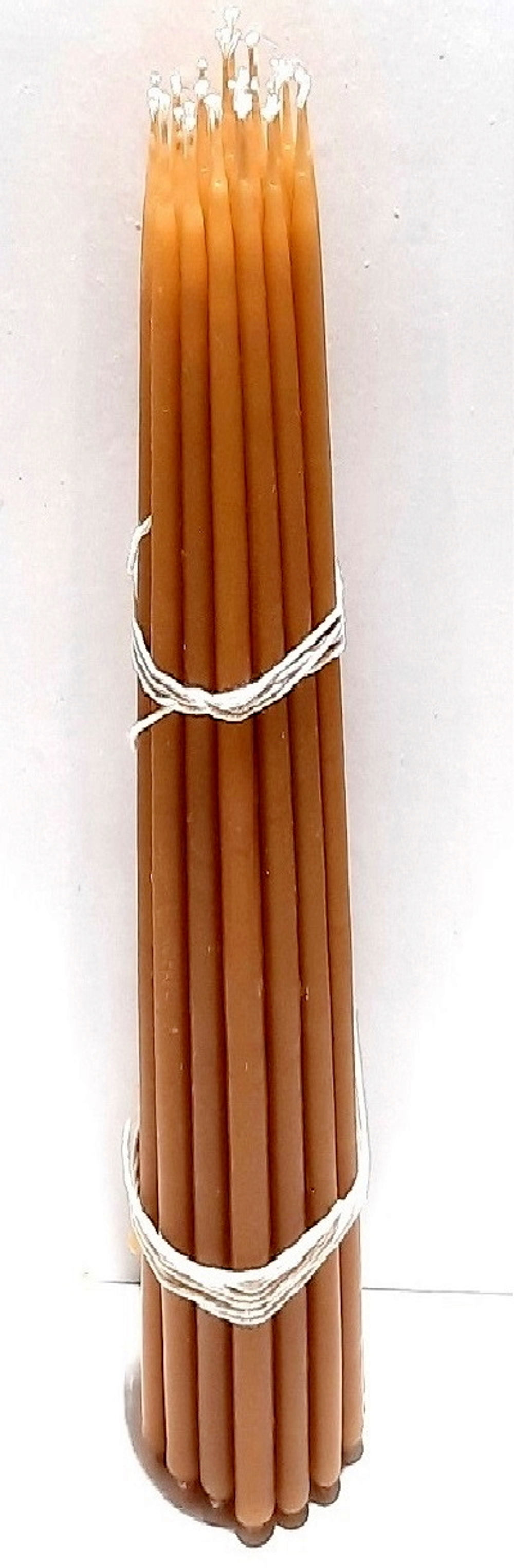 Свечи восковые конусные № 10 (воск 100%)