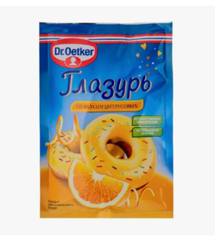 Глазурь со вкусом цитрусовых Dr.Bakers, 90 гр