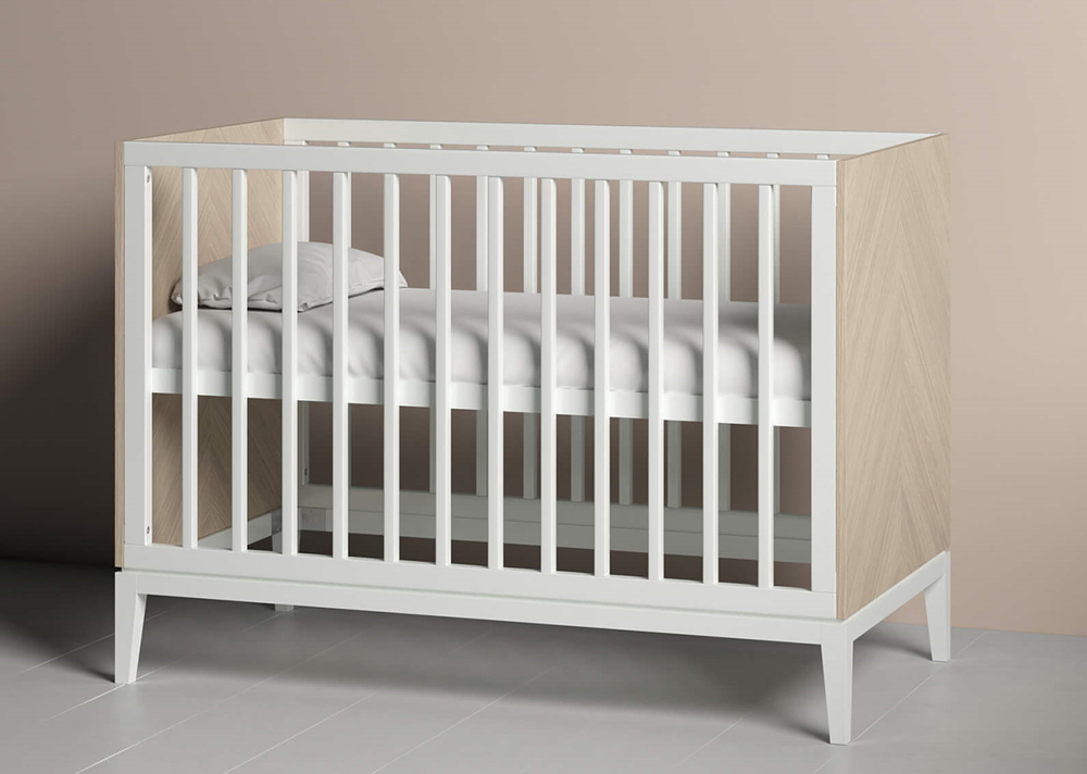 Кроватка Fjord спальное место 60*120 см (белый)