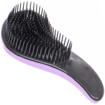 Расческа массажная «Компактная-капля», цвет сиреневый, в коробке, 15см