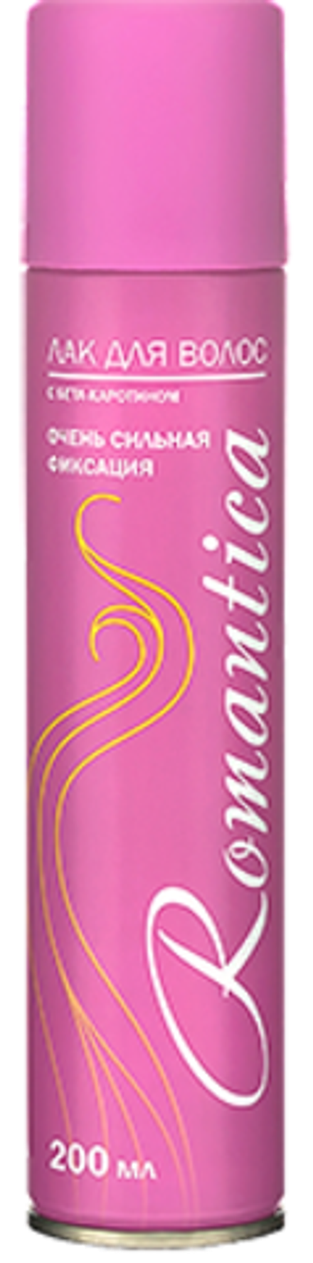 Romantica Лак для волос с Бета-каротином, очень сильная фиксация, 200 мл