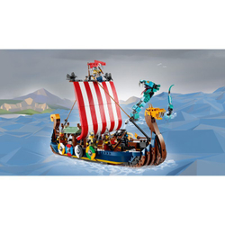 Конструктор LEGO Creator 3 в 1 31132 Корабль викингов и Змея Мидгарда