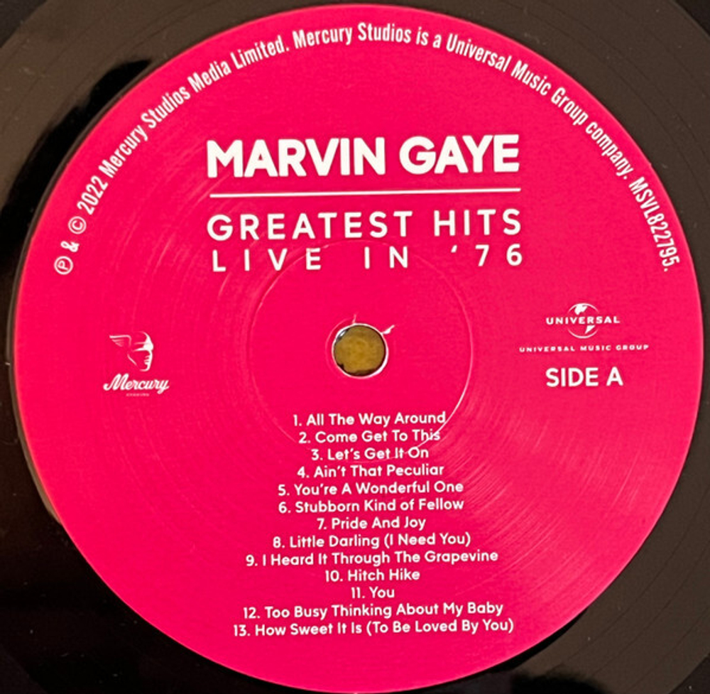Marvin Gaye / Greatest Hits Live In '76 (LP)