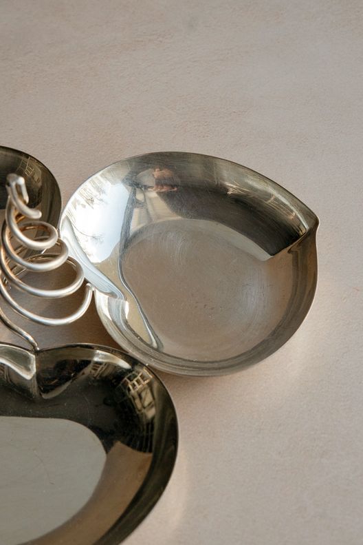 Винтаж Менажница №3, серебрение / Deladushevnie