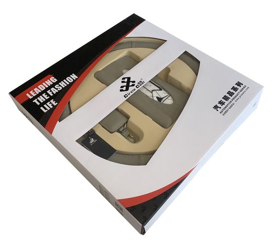 Подарочный набор автомобилисту "Бизнес" (оплетка + органайзер + ключница) из нат. кожи класса "Премиум"