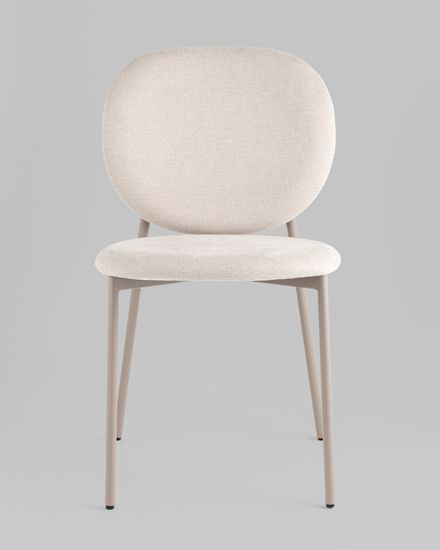 Стул обеденный Pip бежевый кремовые ножки NP