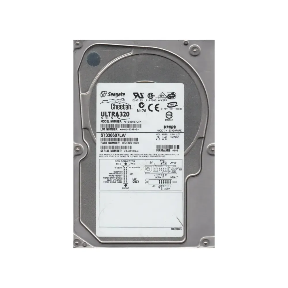 Жесткий диск Seagate Cheetah 10K.6 SCSI 36Gb (10K/8Mb/U320/68pin) 9V4005-003