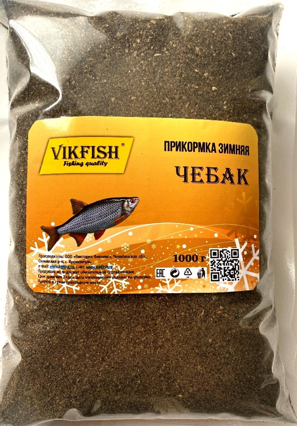 Прикормка VIKFISH Зимняя прикормка (ЧЕБАК) 1000гр