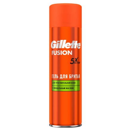 Гель для бритья Gillette Fusion5 Ultra Sensitive для чувствительной кожи 200 мл