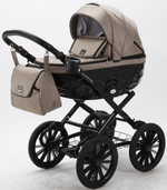 Детская коляска Adamex Chantal Retro 2 в 1 C205 (тем. бежевый)